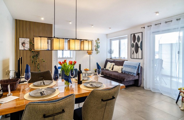 Charmant appartement de vacances "Ferienwohnung Mainau" avec balcons