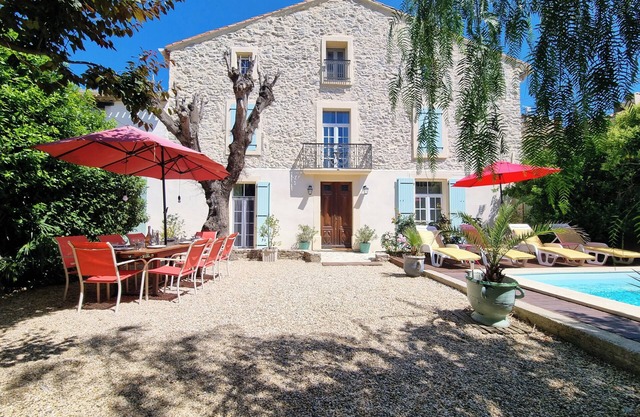 Charming house with private pool in Olonzac