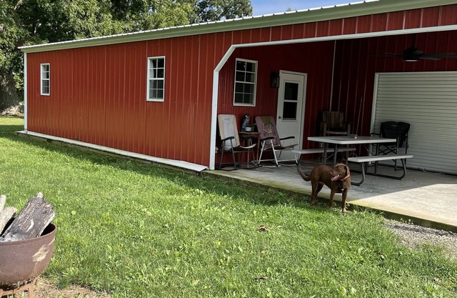 Charming Little Red Shed in the Country