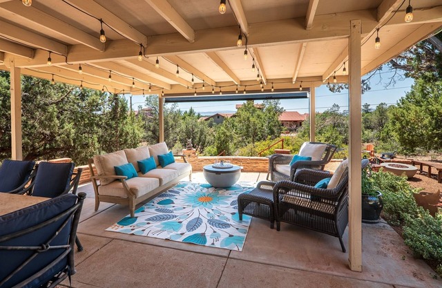 Charming Ranch-Style Home with Hot Tub, EV Charger and Fireplace in West Sedona!