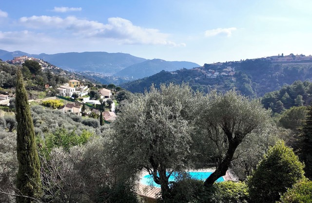 Villa de charme sur les hauteurs de Nice belle piscine et vue panoramique