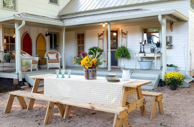 Charmingly Restored Antique Farmhouse on 7 Acres
