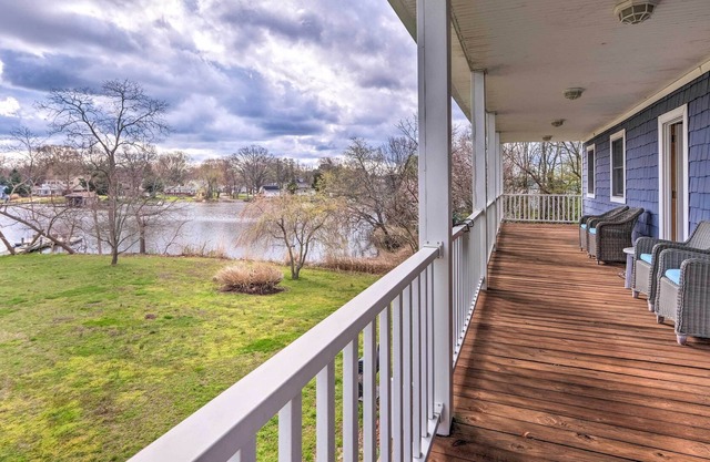 NEW! Chesapeake Bay Home: Dock, Decks & Fire Pit!