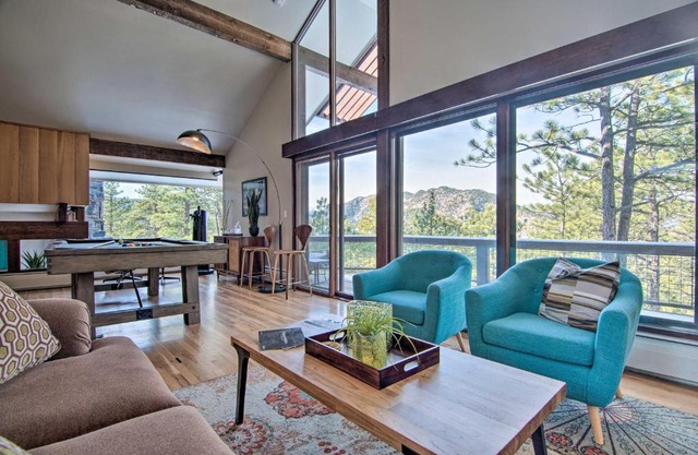 Chic Boulder Mountain Home with Hot Tub and Views