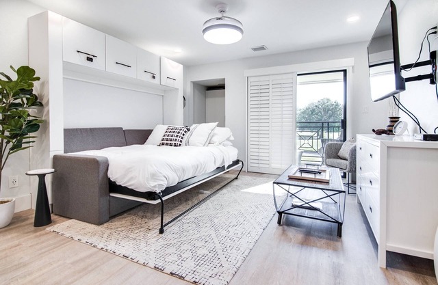Chic Studio Condo w/ Murphy Bed | Desk | Kitchenette & Golf Views – Perfect for Work & Relaxation!