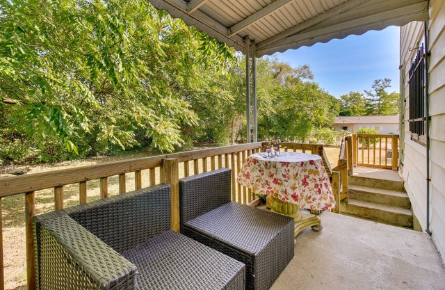 Cincinnati Home Rental w/ Balcony + Fire Pit!