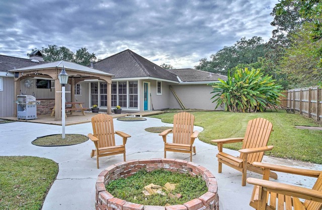 Classy Lafayette Retreat w/ Game Room + Yard!