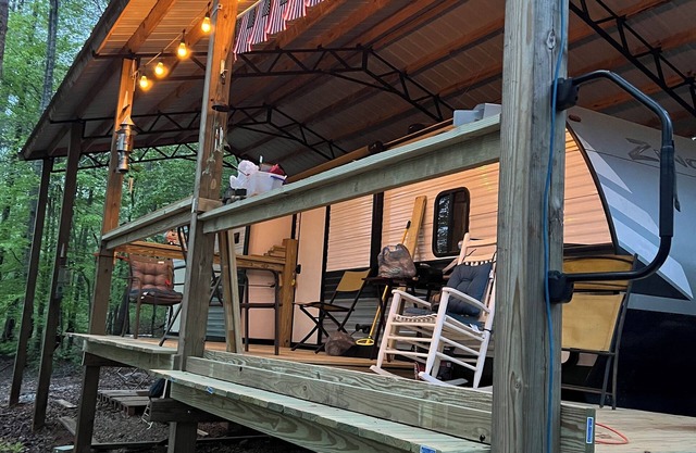 Close to Talladega, Cheha Mountain State Park, and fishing.