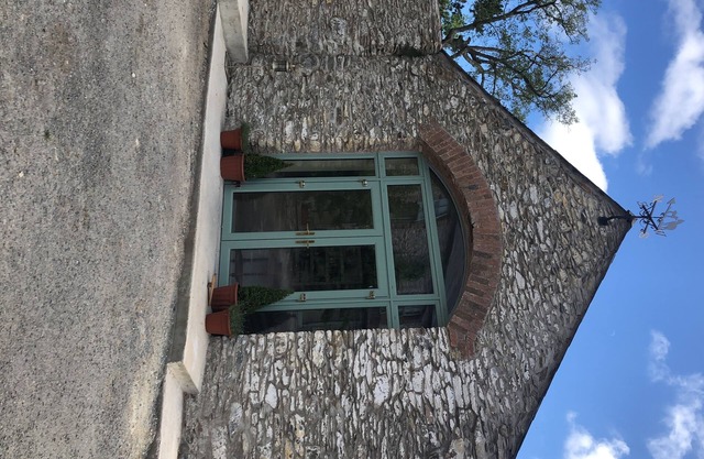 Coach House in countryside courtyard