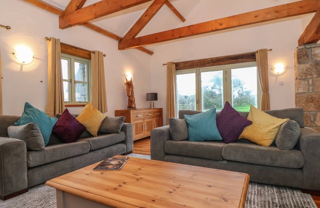 Coastal Barn Conversion, overlooking the stunning Cot valley.