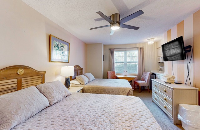 Coastal Condo with golf on-site, shared pool and fitness center