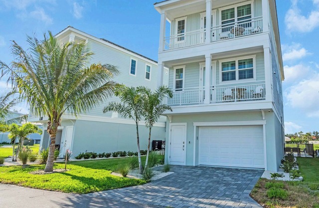 Coastal Luxe Villa! Tranquil 3-Story Retreat with Bay Views near Anna Maria Isl