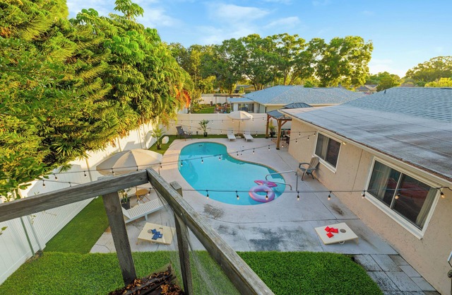 Coastal Poolside Getaway