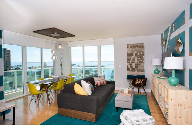 1/1. 5 Condo privé avec vue imprenable sur l'eau situé dans Coconut Grove Hotel!