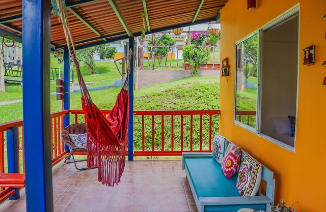 Traditional Coffee Area Cabin Right at Tourist Area.