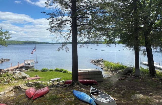 Fishing Rental May 10-17. Great dock area for Salmon & Togue fishing