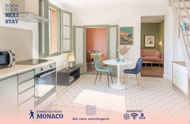Venez profiter de Monaco et ses alentours dans ce logement unique et tranquille