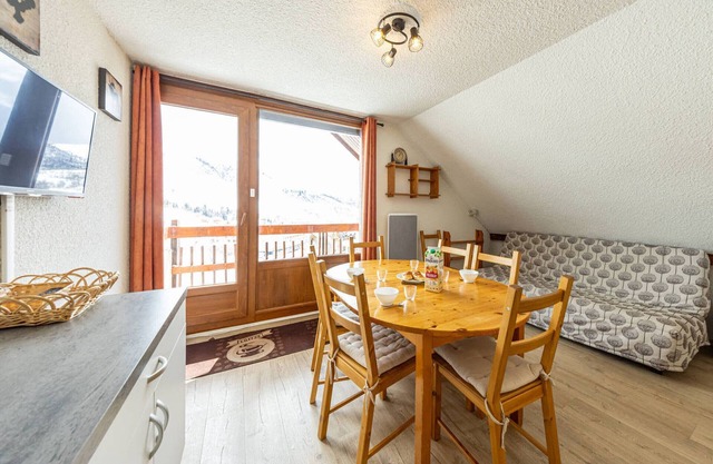 T1 Confort 41m², 6 pers, balcón sur, cerca de pistas
