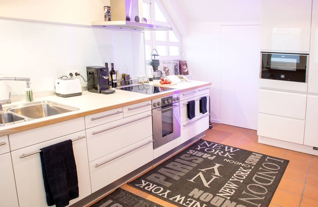 Confortable maison de deux familles de 110 m² avec entrée séparée, vue magnifique, balcon SW