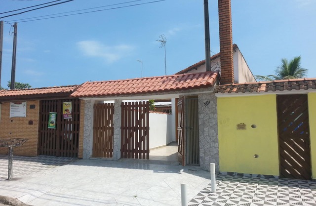 Maison confortable et aérée sur la plage de Mongaguá sur la Costa Azul