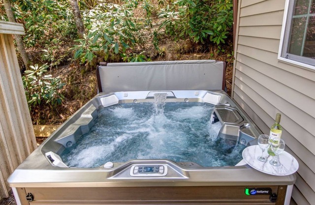 Confortable, pratique, bain à remous et fraîchement rénové !!