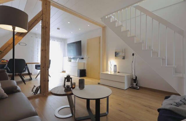 Appartement de vacances confortable "Goldener Mond" avec Wi-Fi, balcon