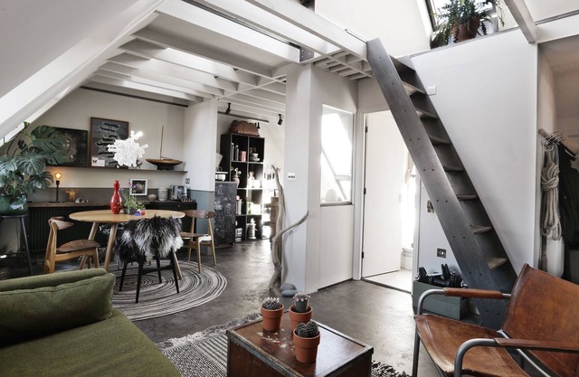 Appartement de style loft contemporain. Évasion privée. Parking privé.