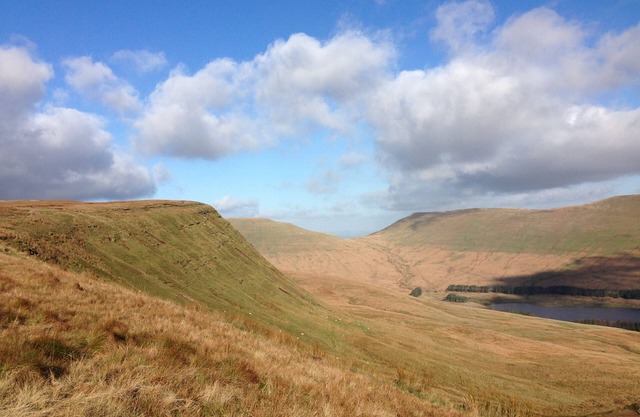 Grange aménagée située sur une ferme en activité dans les Brecon Beacons, au Pays de Galles
