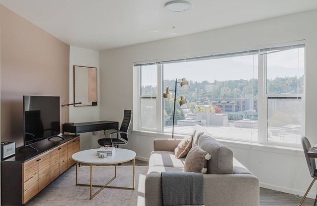 Cool U District 1BR w/ Gym, BBQ, W/D & Rooftop