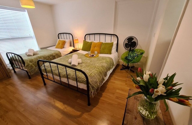 L'appartement à 180 est une partie récemment convertie d'une belle maison ancienne.