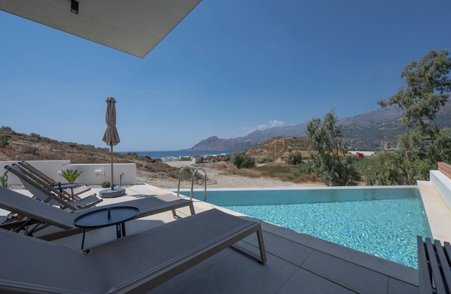 Corallia villa 1, with pool in Plakias resort
