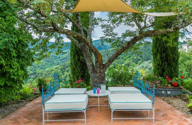 Apartamento en villa con WIFI, piscina, TV, mascotas permitida, vista panorámica, aparcamiento