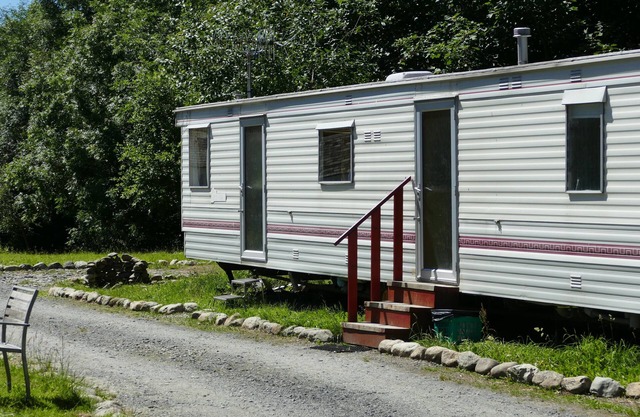 CARAVANE COSY À LOUER sur une ferme non exploitée près de BALA, NORD GALLES