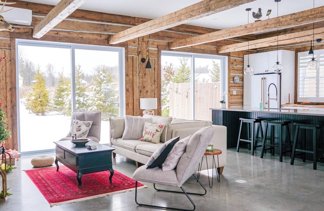 Chaleureux chalet près de Knomwlton avec accès au Lac Brome et tous les services