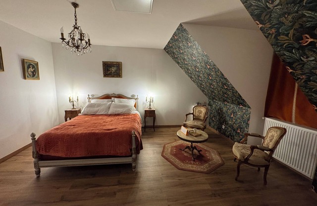 Chambre douillette dans les bois