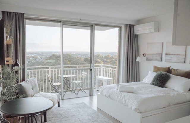 Cosy studio with a big view
