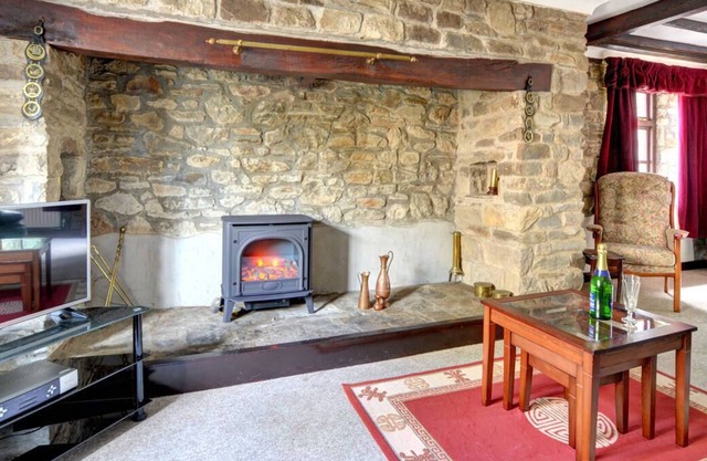 Cothi View est un cottage indépendant en pierre situ��� dans un domaine de la belle