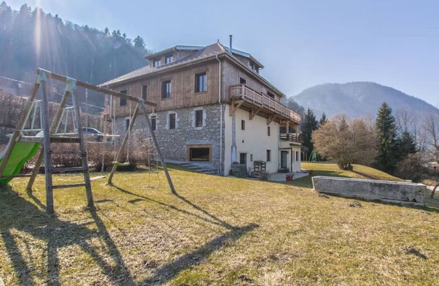Maison "Leyetaz" avec vue sur le lac, terrasse privée et Wi-Fi