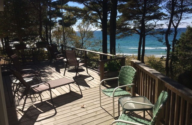 Chalet sur le lac Michigan - Plage privée
