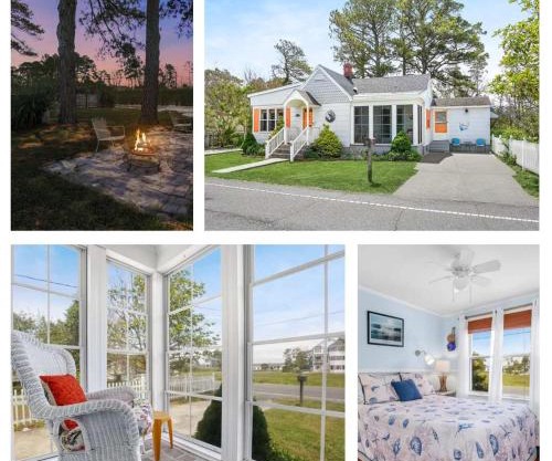 Cottage w Private Creek, Sunroom, Fire Pit, & WiFi