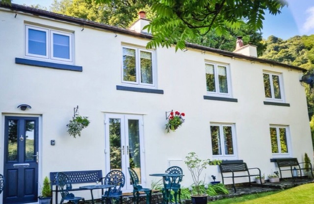 Pays chalet avec vue fantastique sur la Derwent Valley, Derbyshire Dales