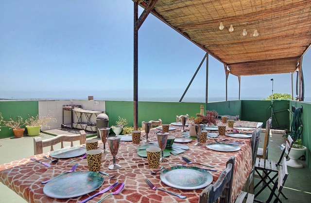 Maison de campagne "Hacienda La Extremeña" avec vue sur la mer, terrasse privée et Wi-Fi