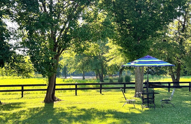 Country Farmhouse with Private Fishing & Swimming Pond, Walking Trails & Gardens