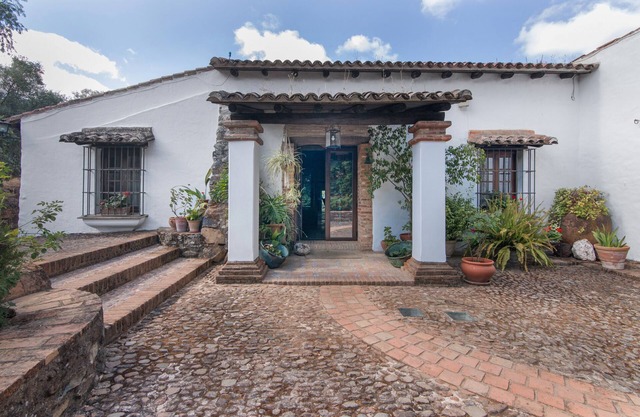 Maison de campagne 'Caldera Vieja' avec vue sur les montagnes, piscine et jardin partagés