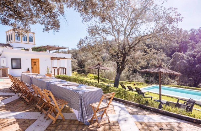 Maison de campagne "Los Gorriones" avec vue sur les montagnes, piscine privée et Wi-Fi
