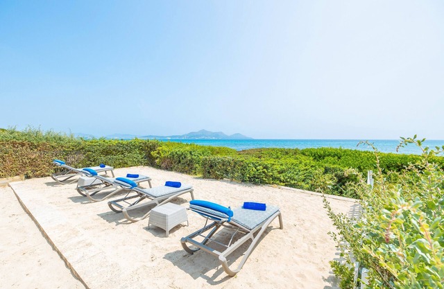 Maison de campagne "Sa Platja" avec vue sur la mer, Wi-Fi et climatisation