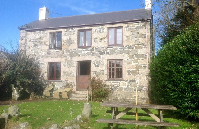 COVERACK rural Cornouailles ferme vue sur la mer