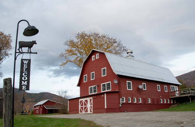 Cow Barn converti en une belle maison spacieuse.