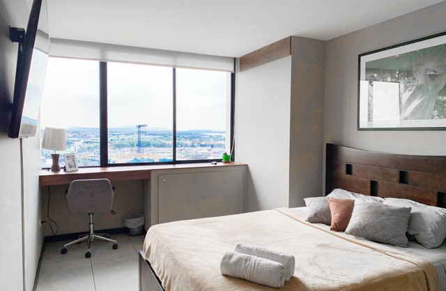Cozy 1-bedroom apartment with WiFi, AC & wonderfull views in lovely Guayaquil