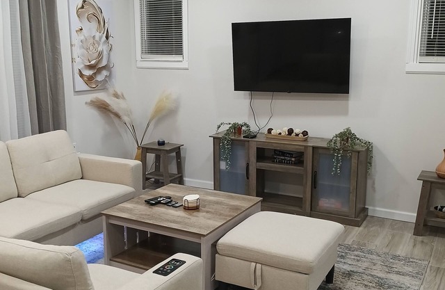 Cozy 2-bedroom apartment with AC, WiFi in charming Detroit